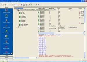 network security audit dialog